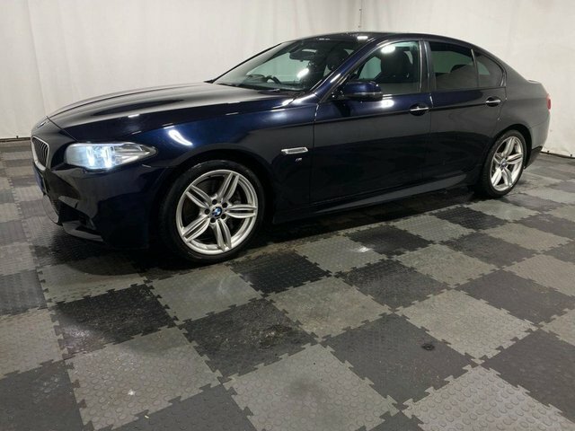 BMW 5 Series 530D M Sport Saloon Black #4