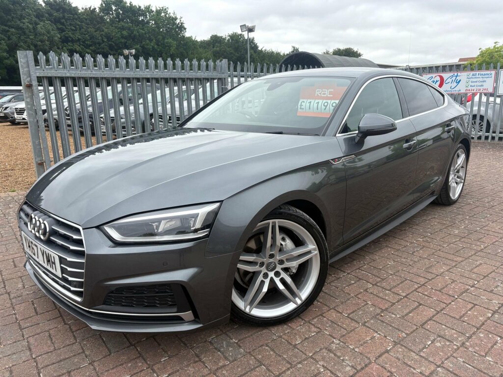 Audi A5 2.0 Tdi Ultra S Line Sportback S Tronic Euro 6 S YK67YMH Grey