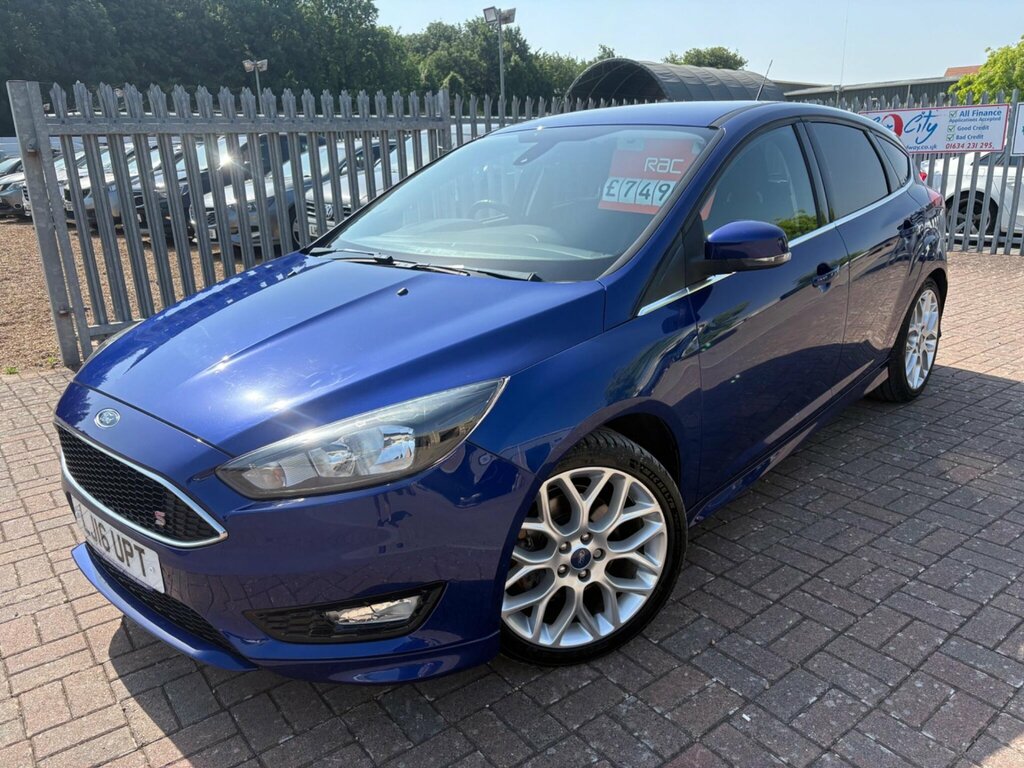 Ford Focus 1.5T Ecoboost Zetec S Euro 6 Ss Blue