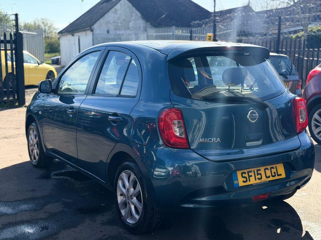 Nissan Micra 1.2 Acenta Cvt Euro 5 Blue #4