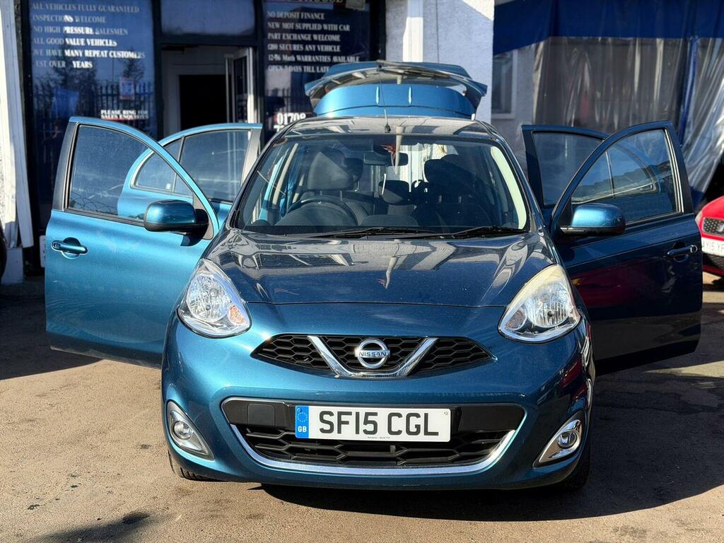 Nissan Micra 1.2 Acenta Cvt Euro 5 Blue #2