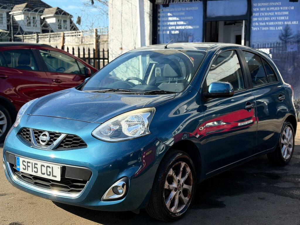 Nissan Micra 1.2 Acenta Cvt Euro 5 Blue #3