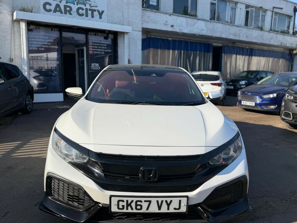 Honda Civic 1.0 Vtec Turbo Se Cvt Euro 6 Ss White #6