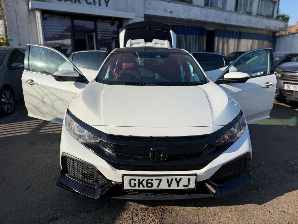 Honda Civic 1.0 Vtec Turbo Se Cvt Euro 6 Ss White #2