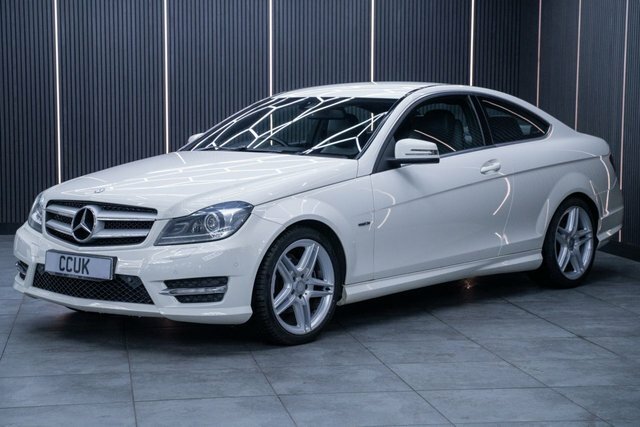 Mercedes-Benz C Class 1.8 C180 Blueefficiency Amg Sport Coupe White #3