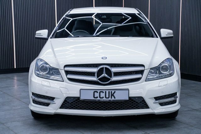 Mercedes-Benz C Class 1.8 C180 Blueefficiency Amg Sport Coupe White #2