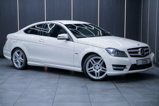 Mercedes-Benz C Class 1.8 C180 Blueefficiency Amg Sport Coupe White