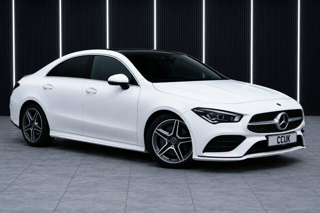 Mercedes-Benz CLA Class 2.0 Cla220 Amg Line Premium Plus Coupe Petro YL19YZG White