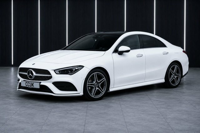 Mercedes-Benz CLA Class 2.0 Cla220 Amg Line Premium Plus Coupe Petro YL19YZG White #2