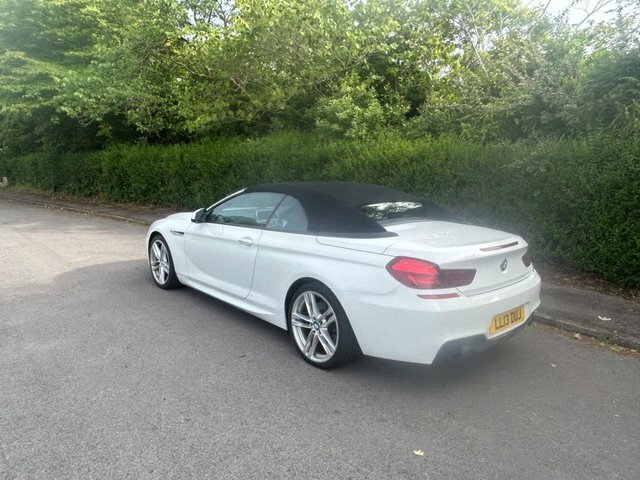 BMW 6 Series 3.0 640D M Sport Convertible Euro Black #5