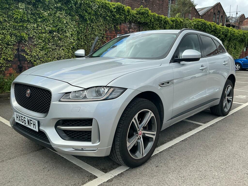 Jaguar F-Pace 2.0 D180 R-sport Awd Euro 6 Ss Silver #3