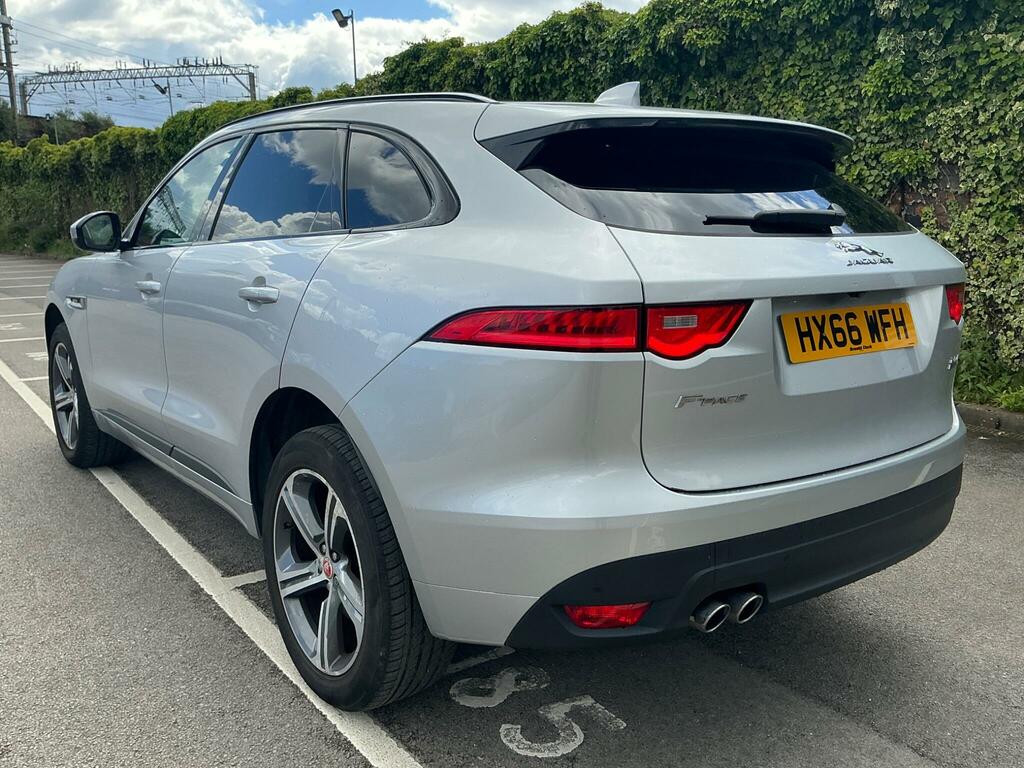 Jaguar F-Pace 2.0 D180 R-sport Awd Euro 6 Ss Silver #4