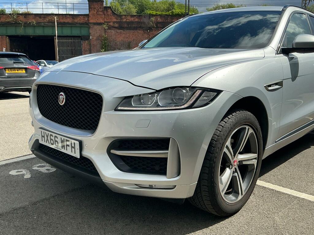 Jaguar F-Pace 2.0 D180 R-sport Awd Euro 6 Ss Silver #5