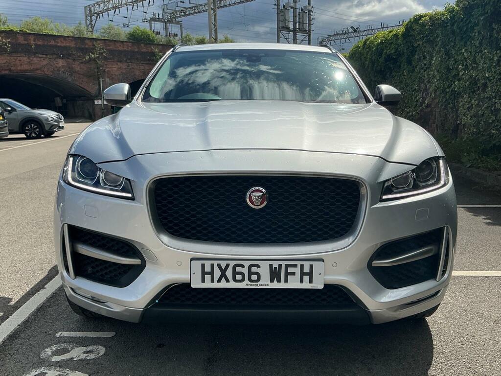 Jaguar F-Pace 2.0 D180 R-sport Awd Euro 6 Ss Silver #2