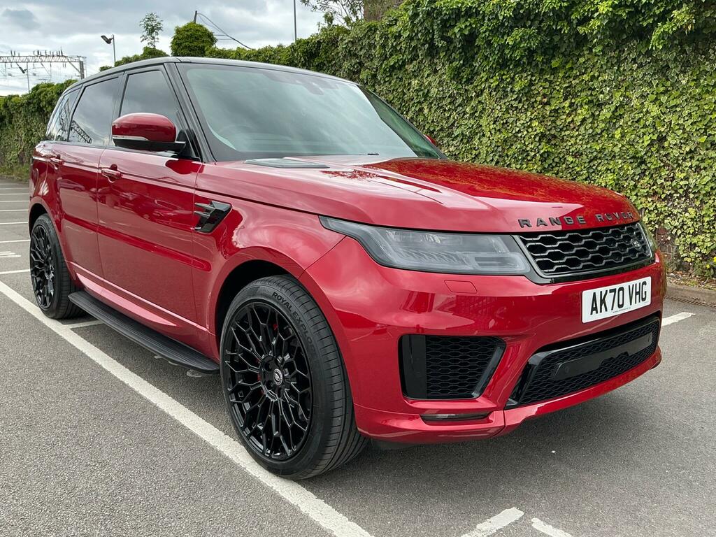 Land Rover Range Rover Sport 2.0 P400e 13.1Kwh Hse Dynamic 4Wd Euro 6 Ss AK70VHG Red