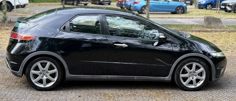 Honda Civic I-vtec Ex I-shift Black #6