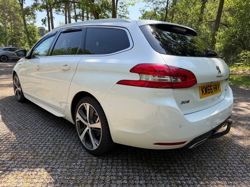 Peugeot 308 Blue Hdi S S White #4