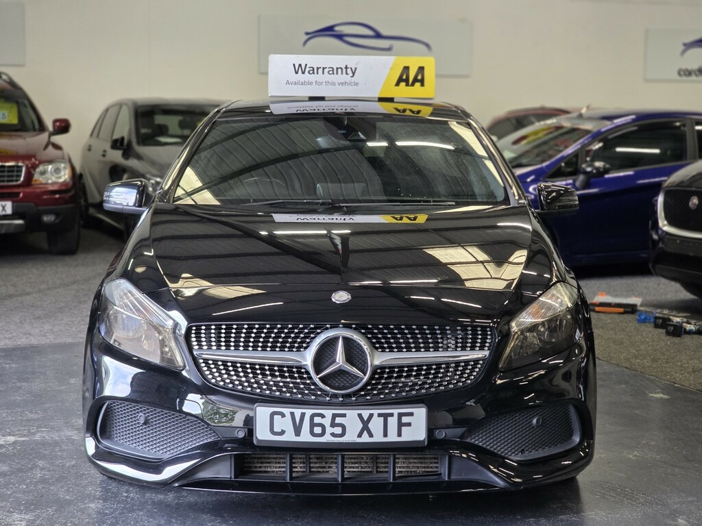 Mercedes-Benz A Class Hatchback 2.1 A220d Amg Line 201565 CV65XTF Black #3