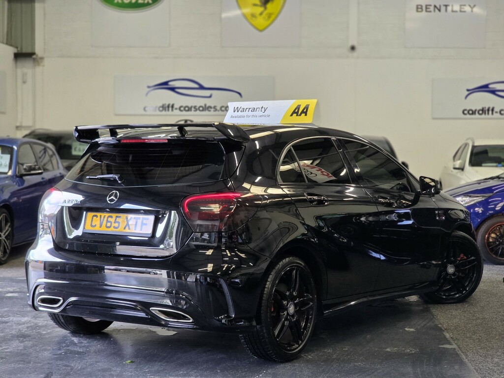 Mercedes-Benz A Class Hatchback 2.1 A220d Amg Line 201565 CV65XTF Black #6
