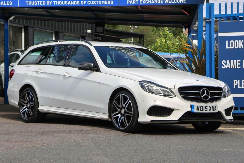 Mercedes-Benz E Class 2.1 E220 Bluetec Amg Night Edition G-tronic Euro VO15XNA White #2