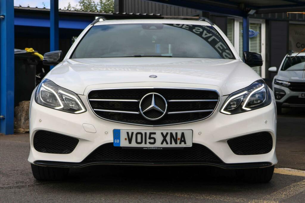 Mercedes-Benz E Class 2.1 E220 Bluetec Amg Night Edition G-tronic Euro VO15XNA White #3