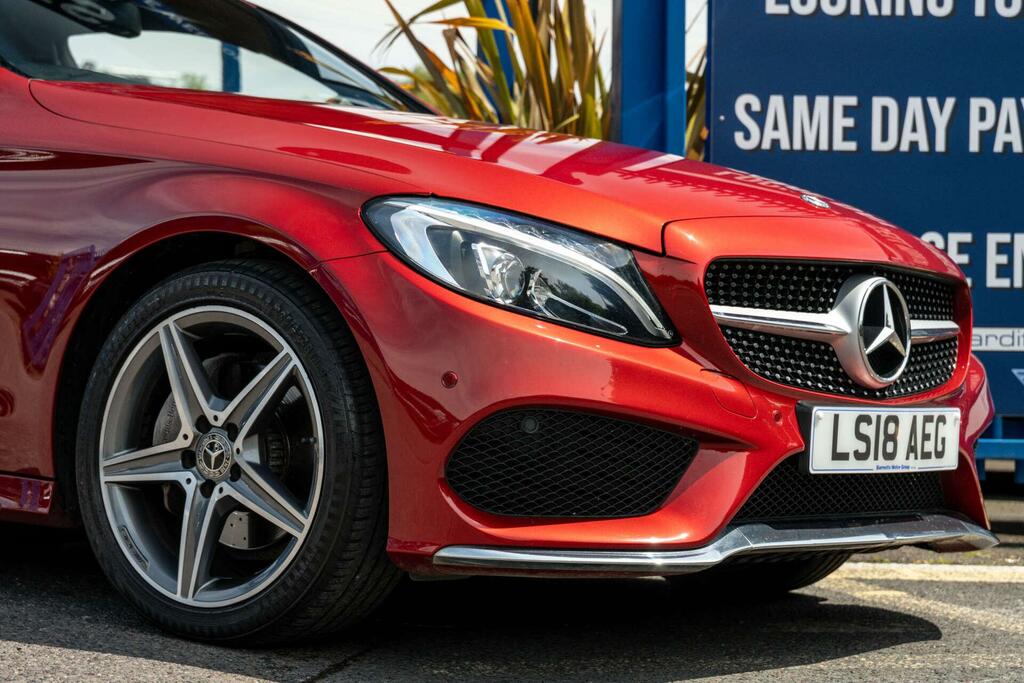 Mercedes-Benz C Class Amg Line Red #5