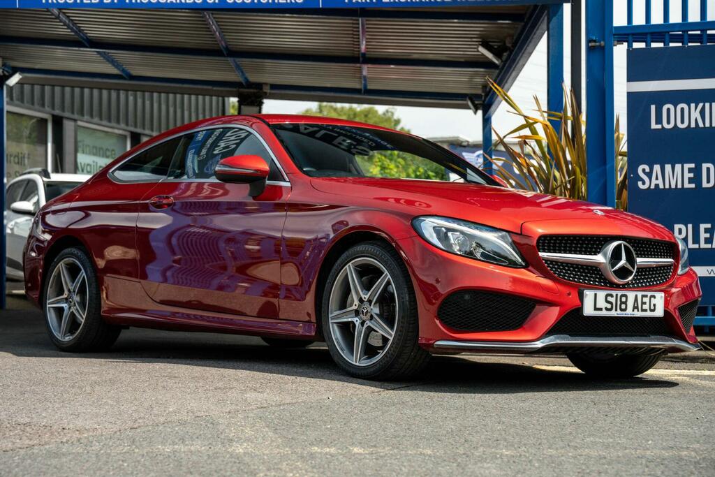 Mercedes-Benz C Class Amg Line Red #2