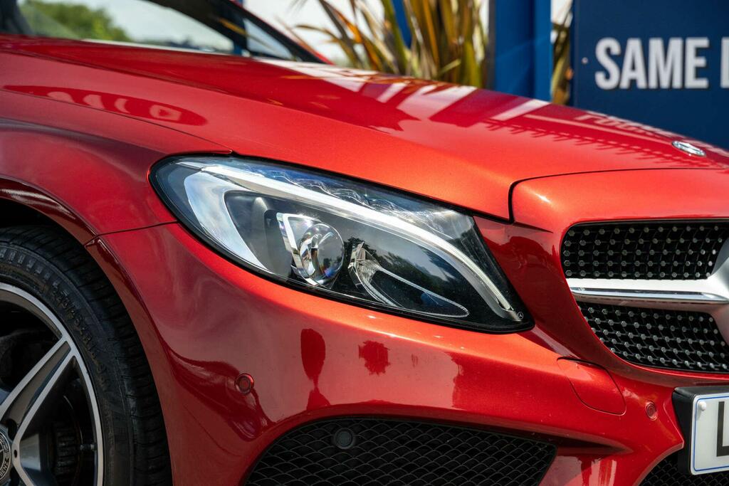 Mercedes-Benz C Class Amg Line Red #4