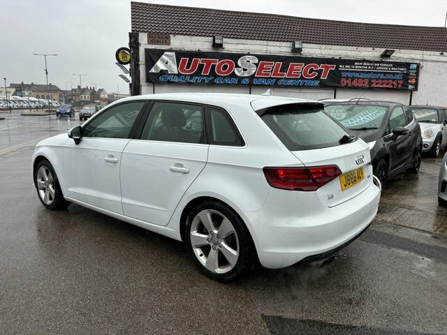 Audi A3 Hatchback J888ALV White #2