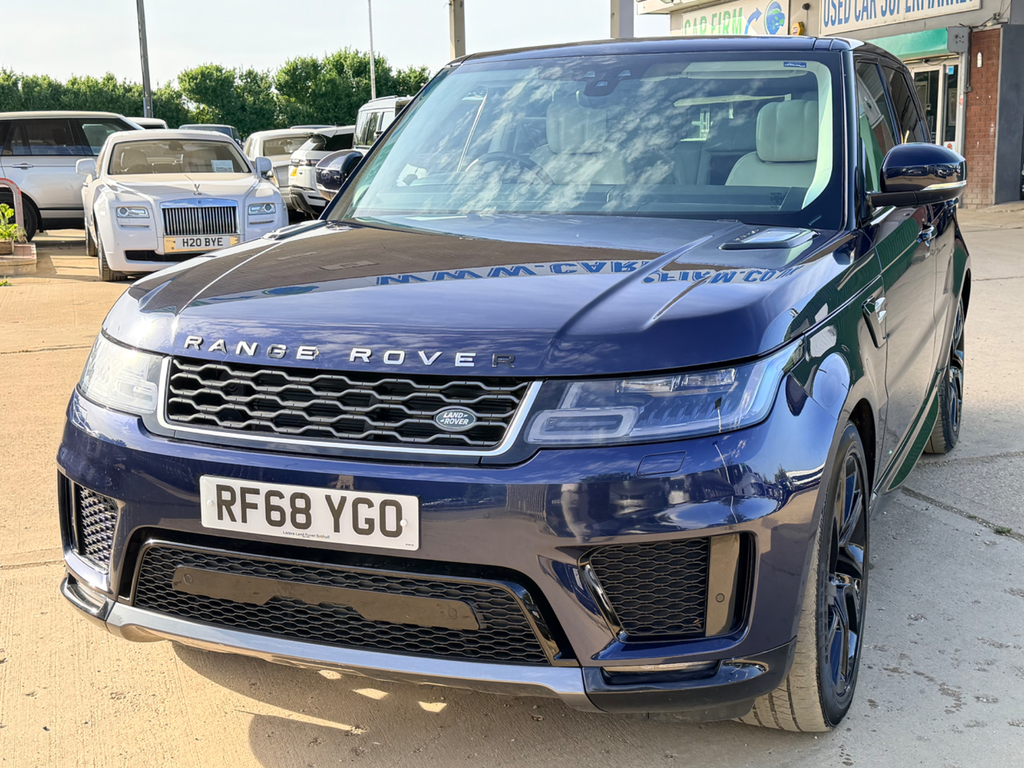 Land Rover Range Rover Sport 3.0 Sd V6 Hse Suv 4Wd Euro 6 Ss RF68YGO Blue #6