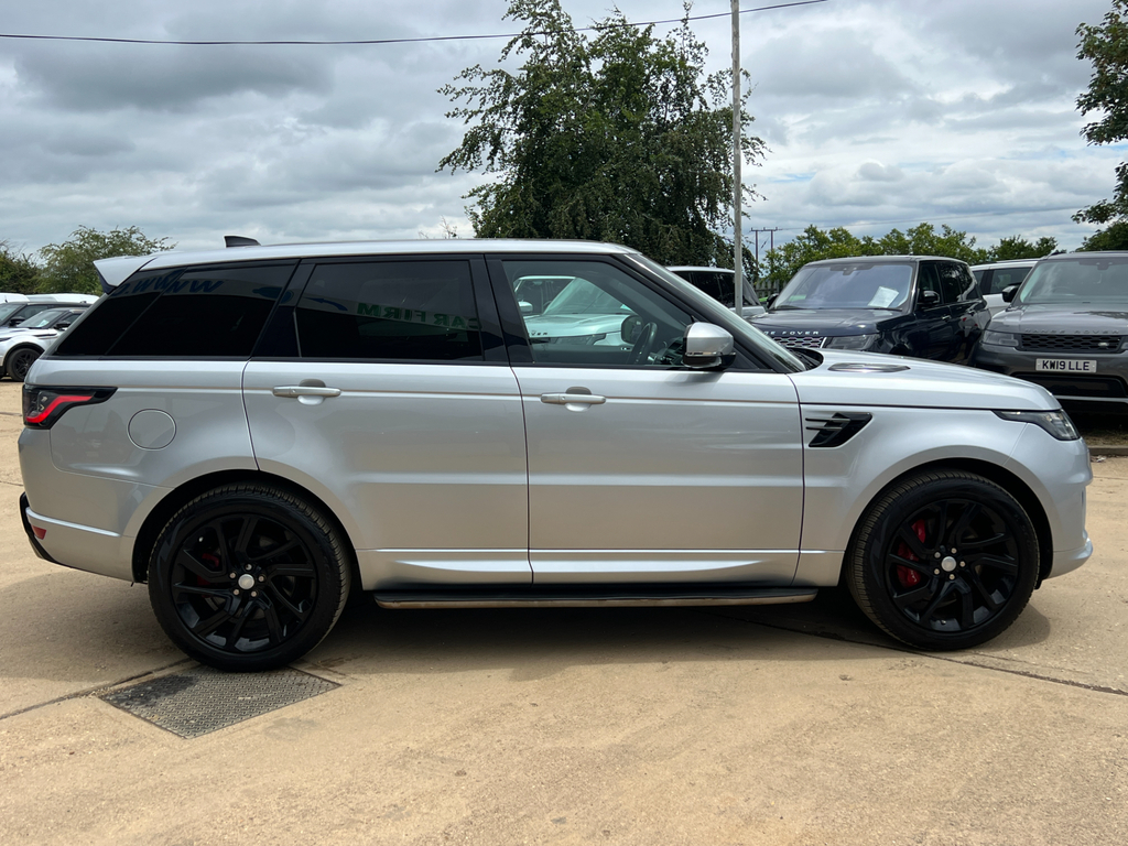 Land Rover Range Rover Sport 2.0 P400e 13.1Kwh Hse Gpf Dynamic Suv P SV69TNO Silver #2