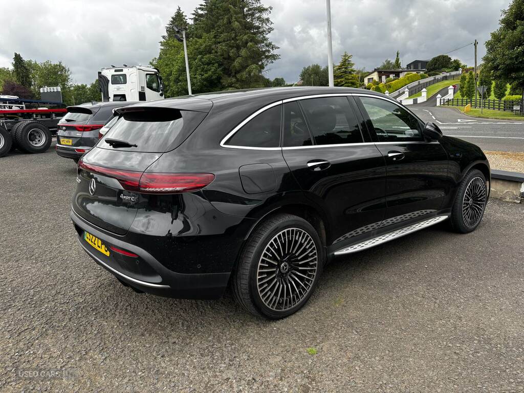 Mercedes-Benz EQC Eqc 400 300Kw Amg Line Premium 80Kwh Black #4