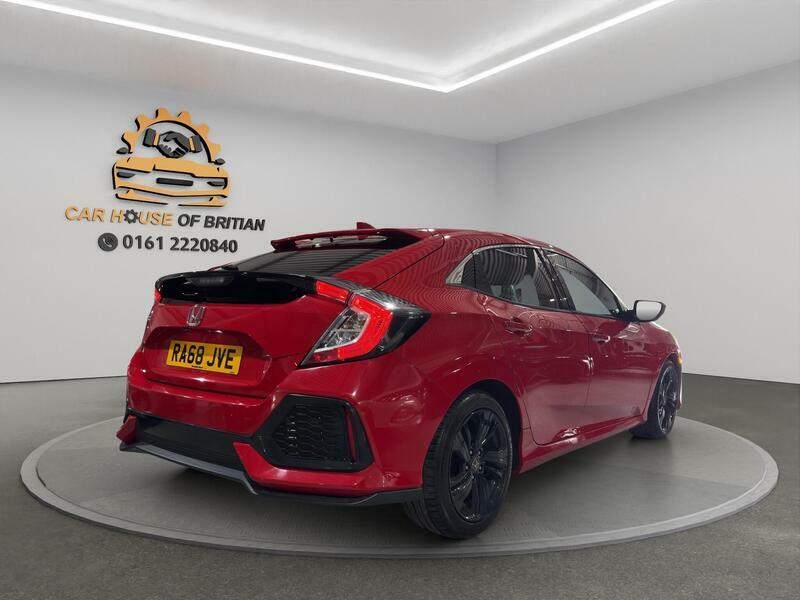 Honda Civic 1.6 I-dtec Sr Euro 6 S S Red #6