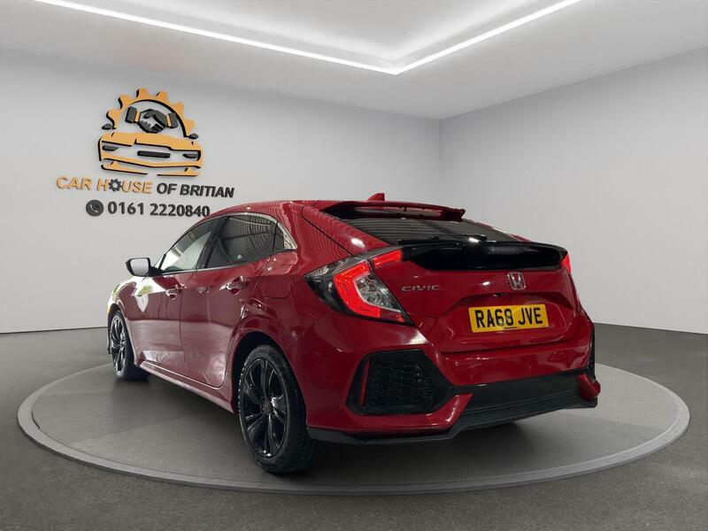 Honda Civic 1.0 Vtec Turbo 126 Sr Cvt Red #8