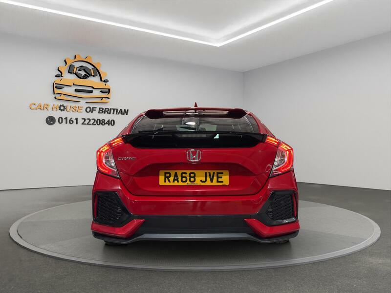 Honda Civic 1.0 Vtec Turbo 126 Sr Cvt Red #7