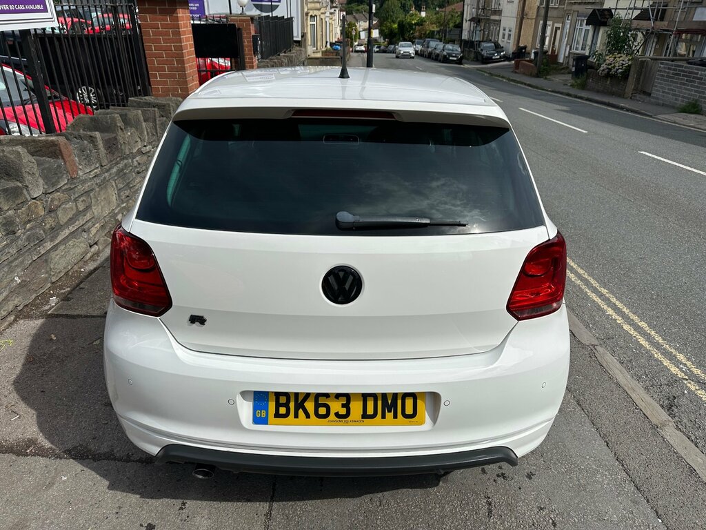 Volkswagen Polo 1.2 Tsi R-line Hatchback Euro 5 BK63DMO White #5