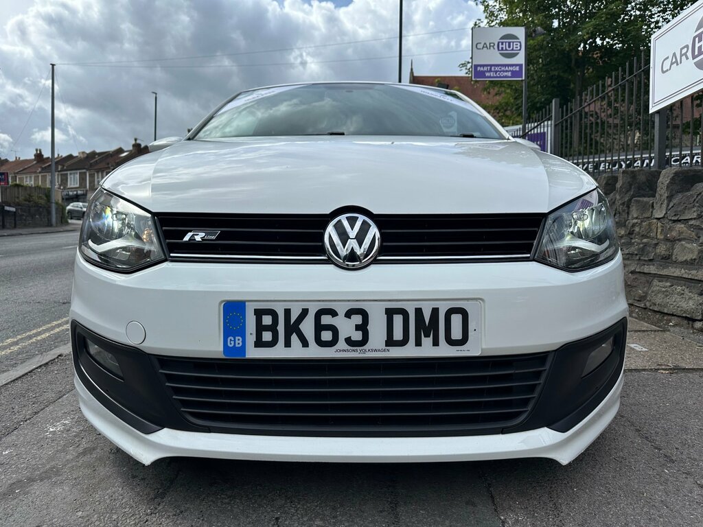 Volkswagen Polo 1.2 Tsi R-line Hatchback Euro 5 BK63DMO White #2