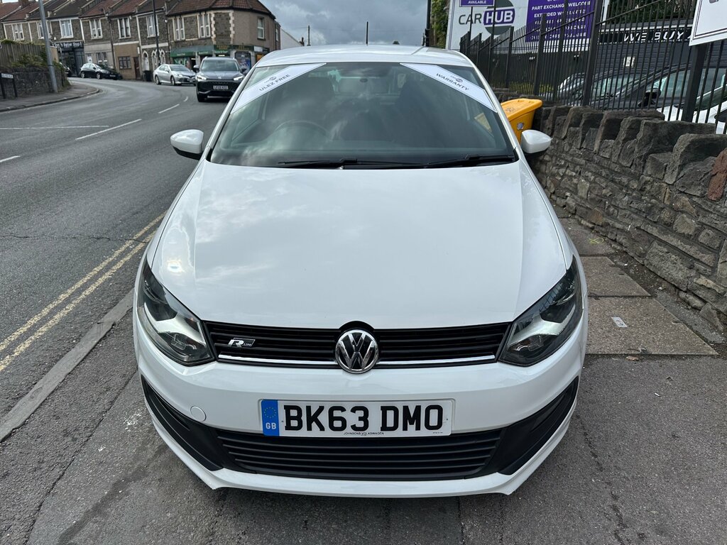 Volkswagen Polo 1.2 Tsi R-line Hatchback Euro 5 BK63DMO White #3