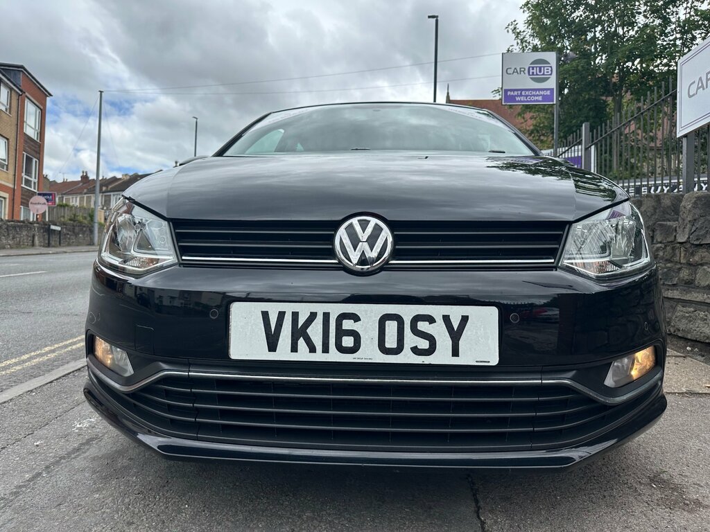 Volkswagen Polo 1.2 Tsi Bluemotion Tech Match Hatchback VK16OSY Black #2