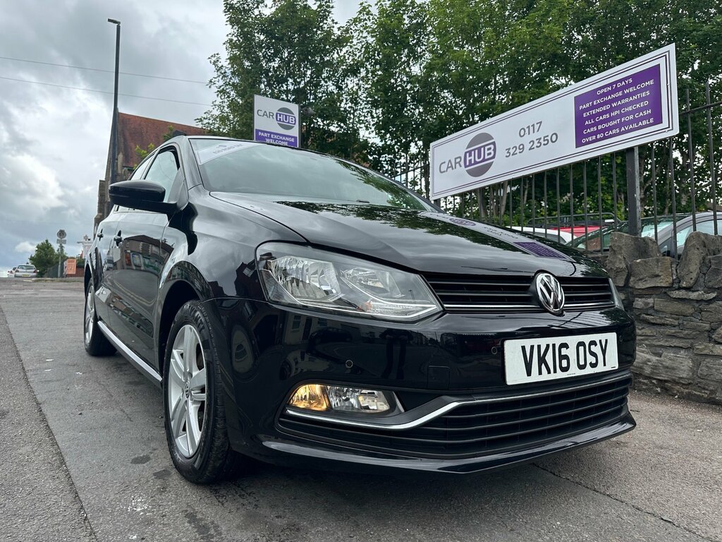 Volkswagen Polo 1.2 Tsi Bluemotion Tech Match Hatchback Black
