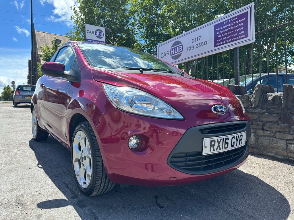 Ford KA 1.2 Zetec Hatchback Euro 5 Ss Red