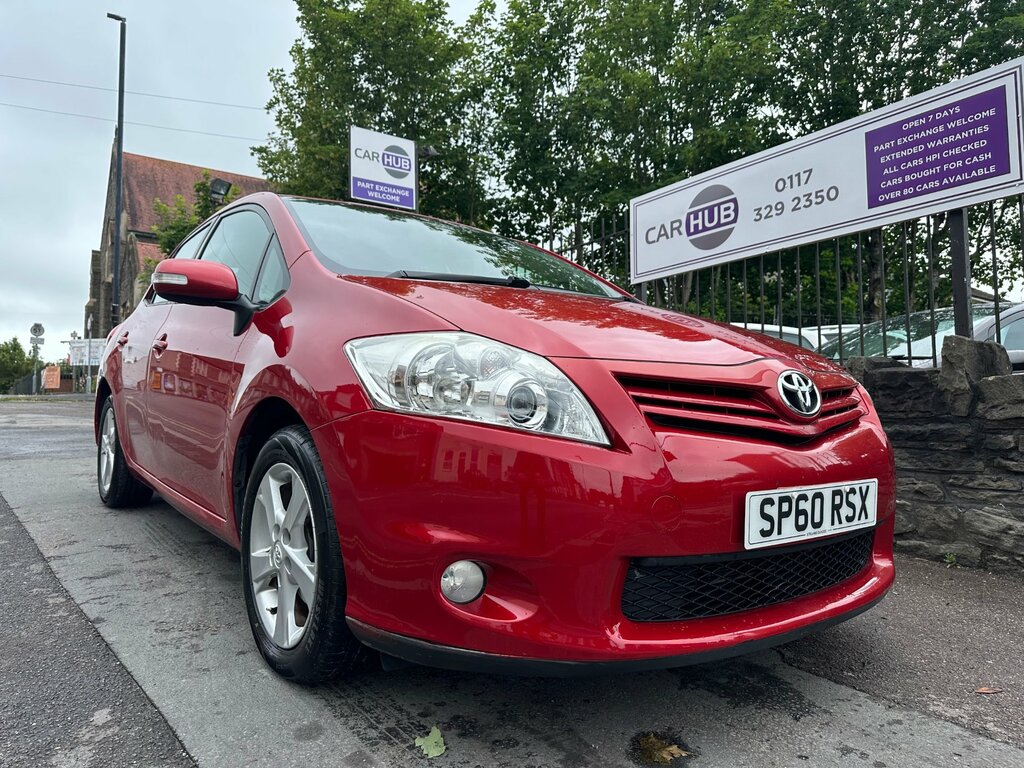 Toyota Auris 1.6 V-matic Tr Hatchback Euro 5 Red