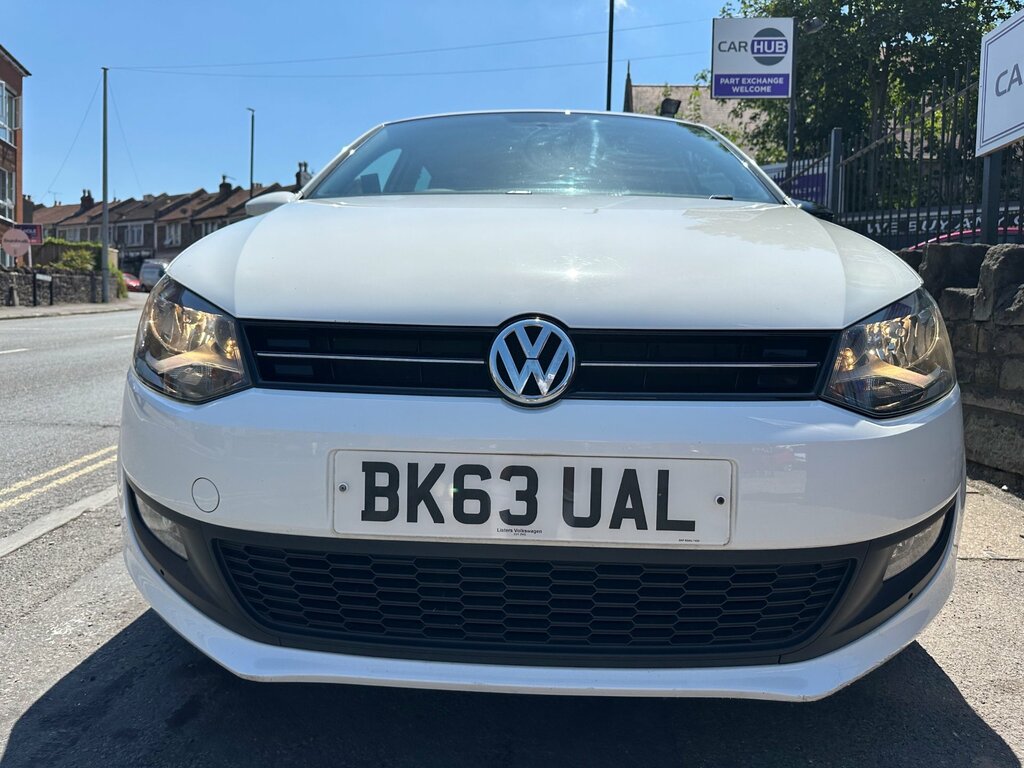 Volkswagen Polo 1.2 Match Edition Hatchback Euro BK63UAL White #2
