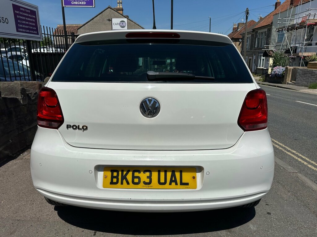 Volkswagen Polo 1.2 Match Edition Hatchback Euro BK63UAL White #4
