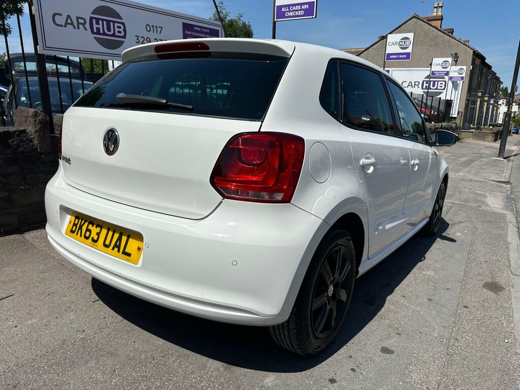 Volkswagen Polo 1.2 Match Edition Hatchback Euro BK63UAL White #5