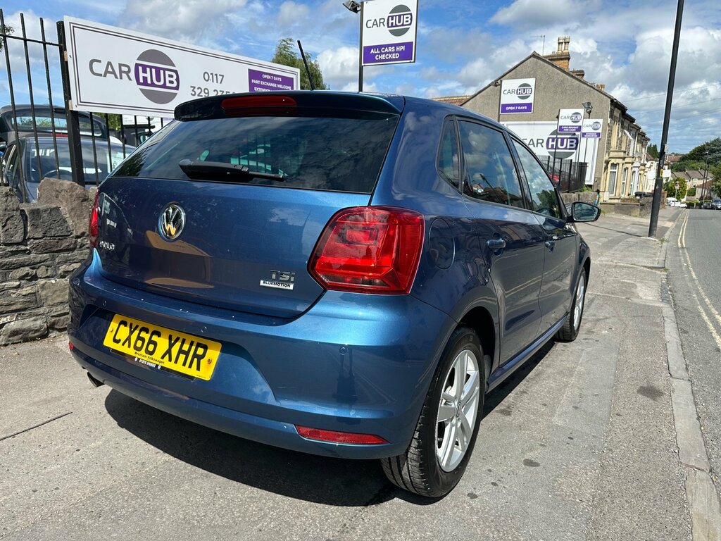 Volkswagen Polo 1.2 Tsi Bluemotion Tech Match Hatchback Blue #5