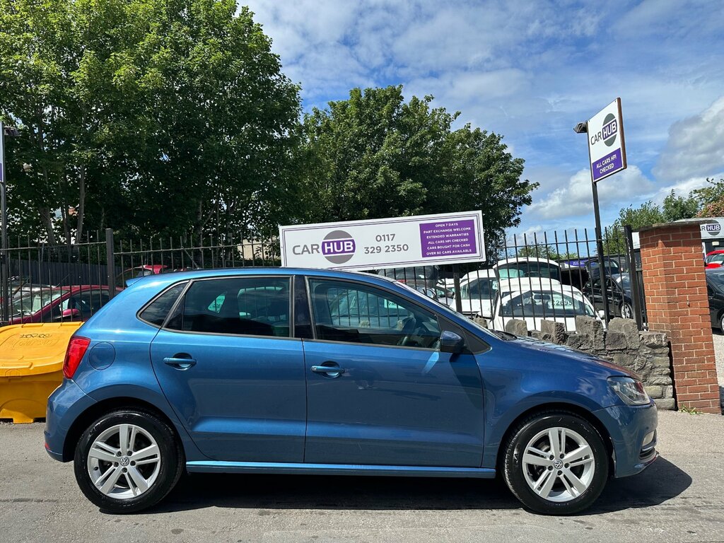 Volkswagen Polo 1.2 Tsi Bluemotion Tech Match Hatchback Blue #4
