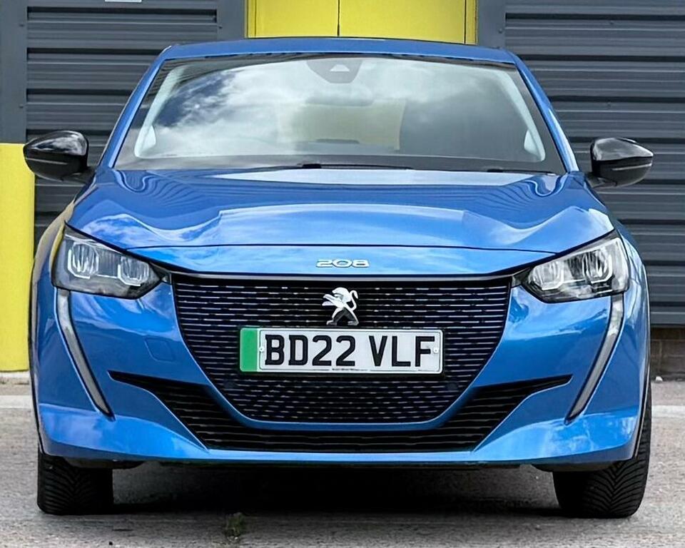 Peugeot e-208 50Kwh Allure Premium 7Kw Charger BD22VLF Blue #6