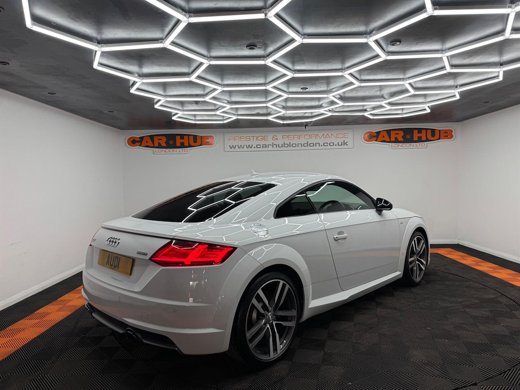 Audi TT 2.0 Tfsi S Line S Tronic Quattro Euro 6 Ss White #5