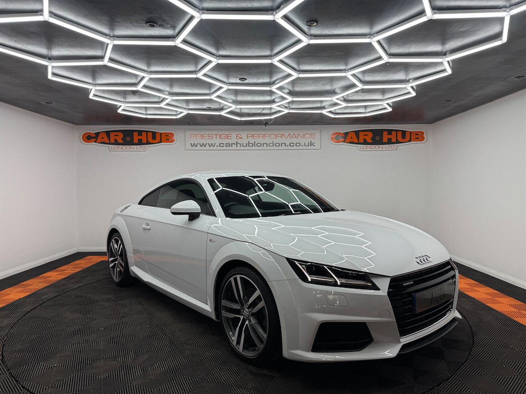 Audi TT 2.0 Tfsi S Line S Tronic Quattro Euro 6 Ss White #6